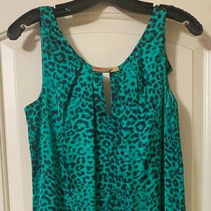 Leopard green Dress